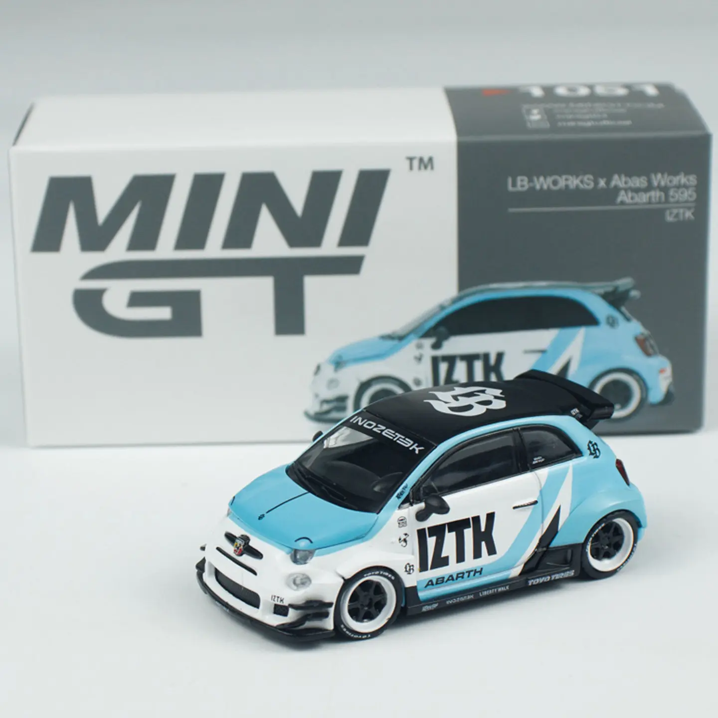 MINIGT 1:64 Abarth 595 LB-WORKS 1051 Simulation Alloy Car Model