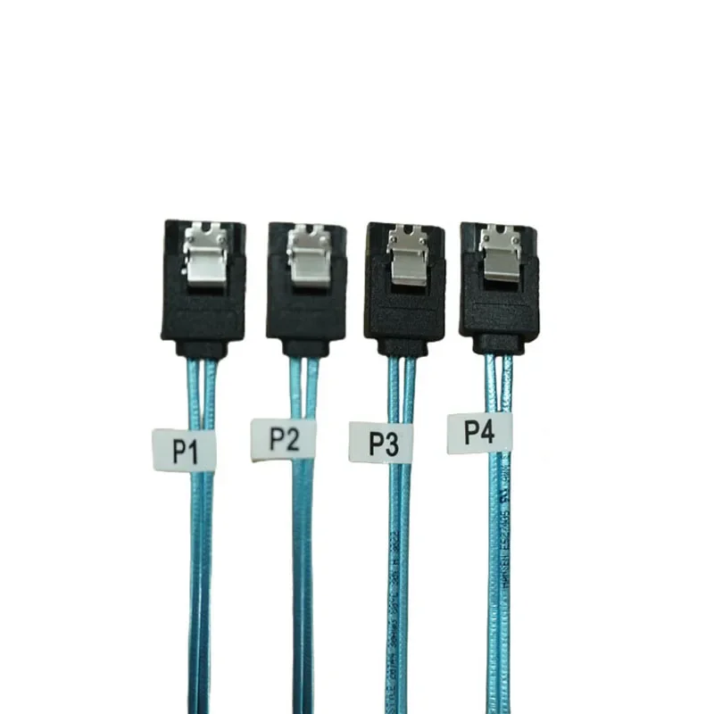 Mini SAS to 4x SATA Cable | SFF-8087 6Gbps Backplane Data Splitter