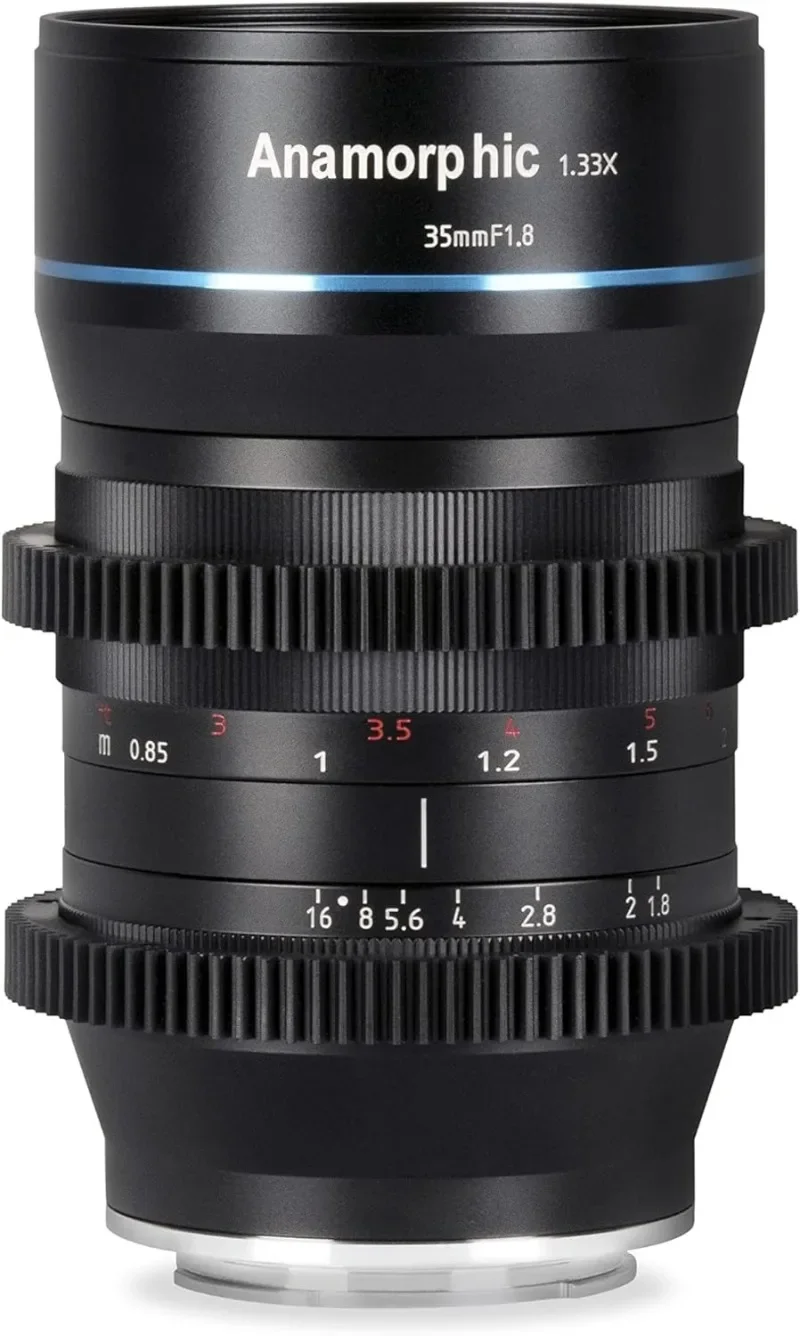 

35mm Anamorphic Lens F1.8 1.33X APS-C Cinema Lens for M4/3 Mount(SR-35M)