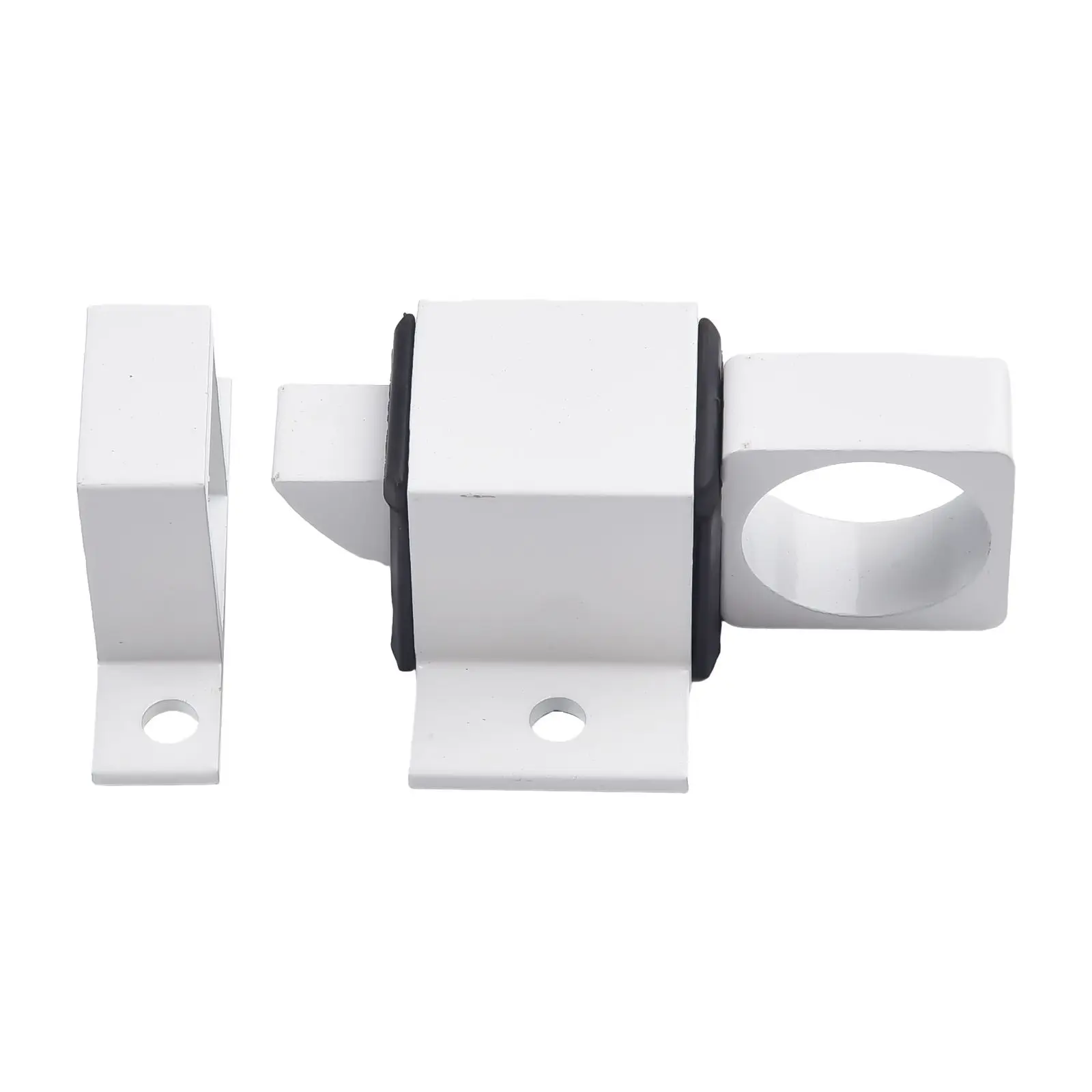 مربع الذاتي إغلاق مزلاج الباب مزلاج سبائك الألومنيوم قفل بمزلاج سحب خواتم الربيع ترتد مزلاج الباب لبوابات النافذة مزلاج الأمن #2