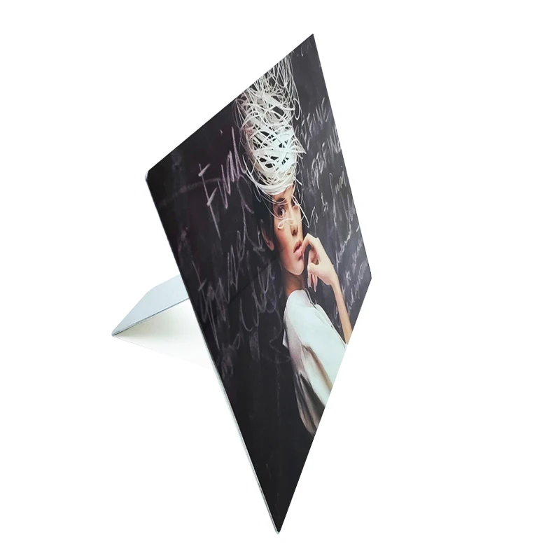 30pcs/Lot 8*10inch Sublimation Aluminum Photo Panels photo frame blank with Stands for Custom Printing