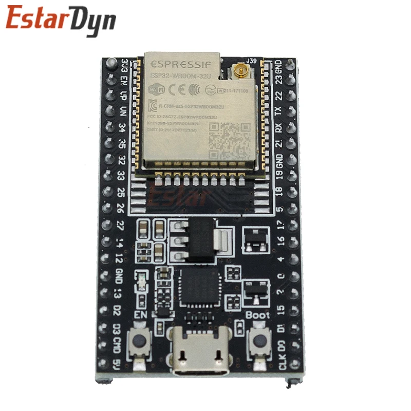 Estardyn ESP32-DevKitC Core Board ESP32 Development Board ESP32-WROOM-32D ESP32-WROOM-32U WIFI+Bluetooth IoT NodeMCU-32