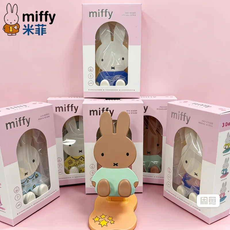 

Miffy Rabbit Foldable Stand Blind Box 2nd Generation Handmade Figure Desk Decorative Item Collectible Gift Series Ornaments