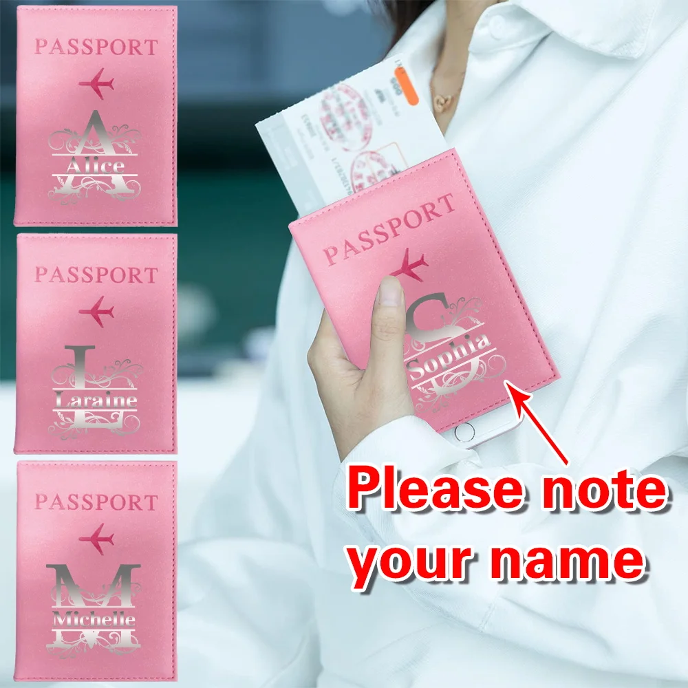 

Personalized Customized Name Passport Credit Card Passport Storage Bag Portable Wallet Air Ticket Storage Travel Accessories
