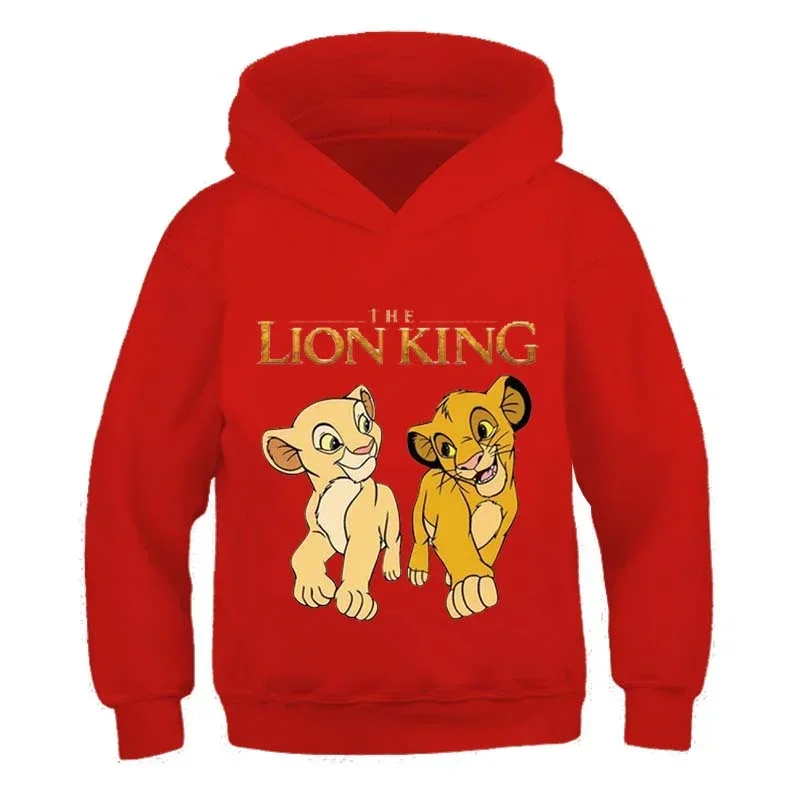 Baby Boys Girls Lion King Simba Clothes Winter Spring felpe con cappuccio per bambini Lion King Simba felpa per bambini Lion King Clothi