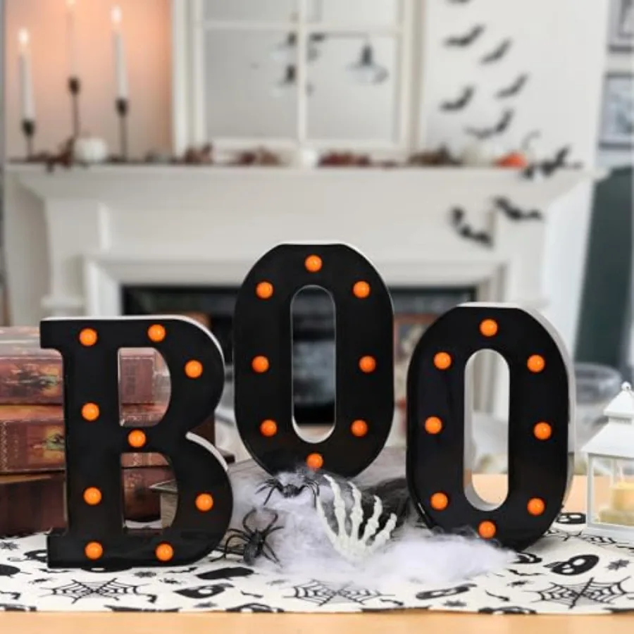 Halloween Decoration "Boo" Letters