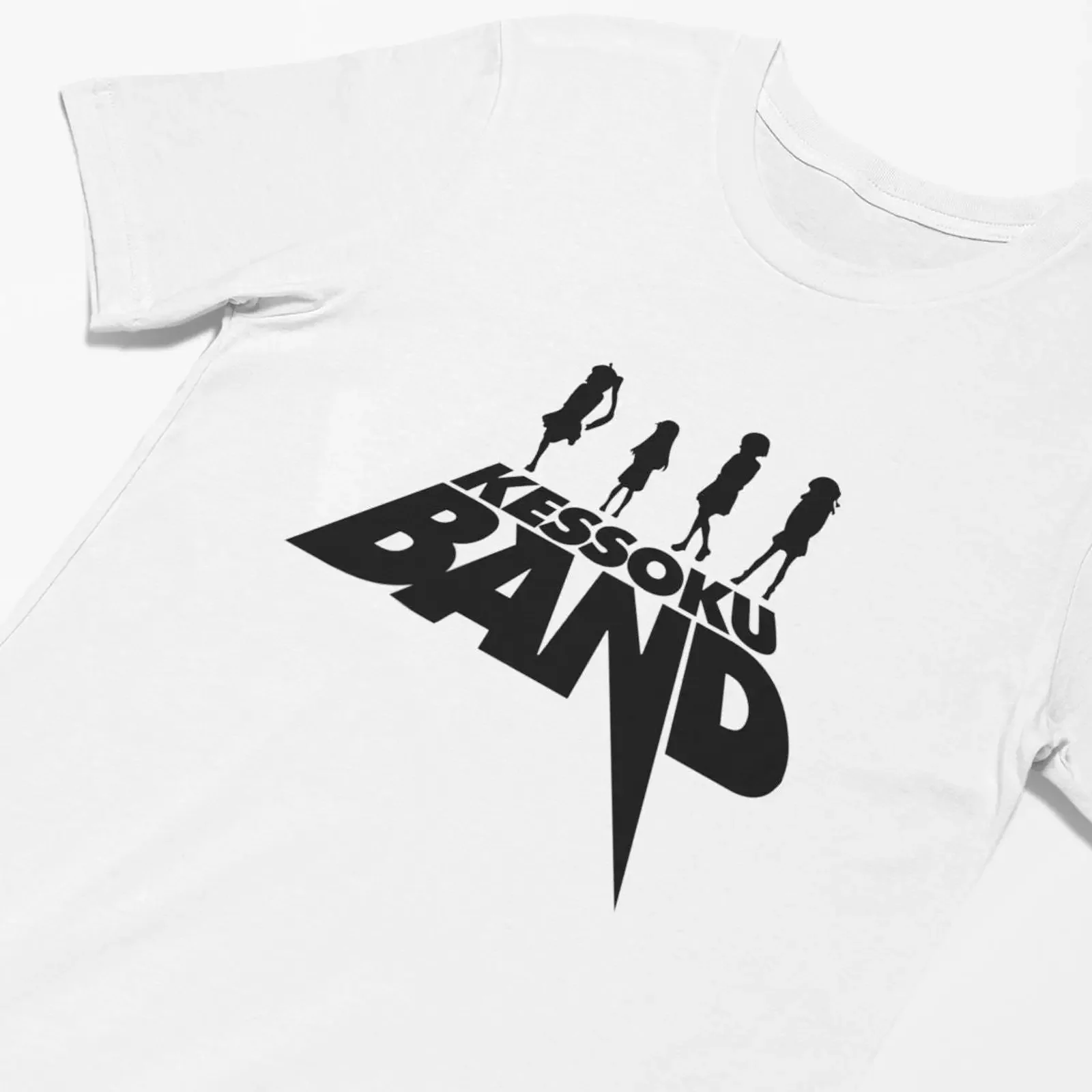 Kessoku Band T Shirt Bocchi the Rock Anime Hitori Gotoh vintage Washed Comfortable Versatile fashion Soft homme Stylish