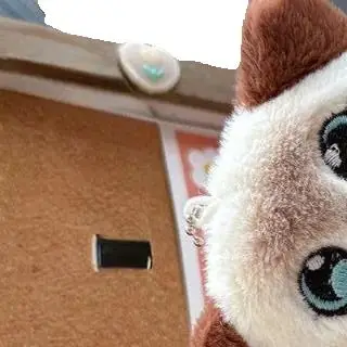 

Squeaky Cat Bell Kitten Plush Keychain Doll Pendant Soft Schoolbag Ornament Kid's Backpack Accessory Bag Decor Cute Gift for Chi