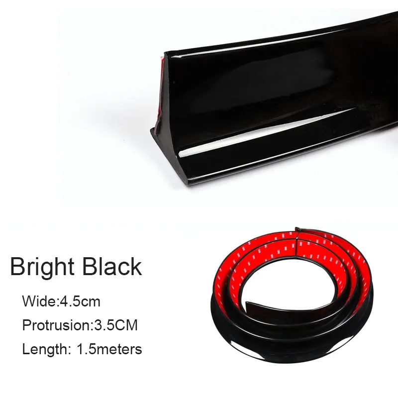 

3.5cm 4.5cm Car Anti-Collision Universal Fender Flare Wheel Eyebrow Rubber Protector Strip Guard Wheel-arch Trim Arch Extender