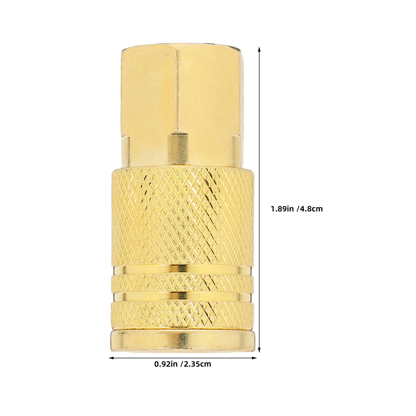 6pcs 1/4 Npt Air Compressor Quick Connector Coupler Female Air Hose Fittings For Industrial Home Use Push To Connect Threaded