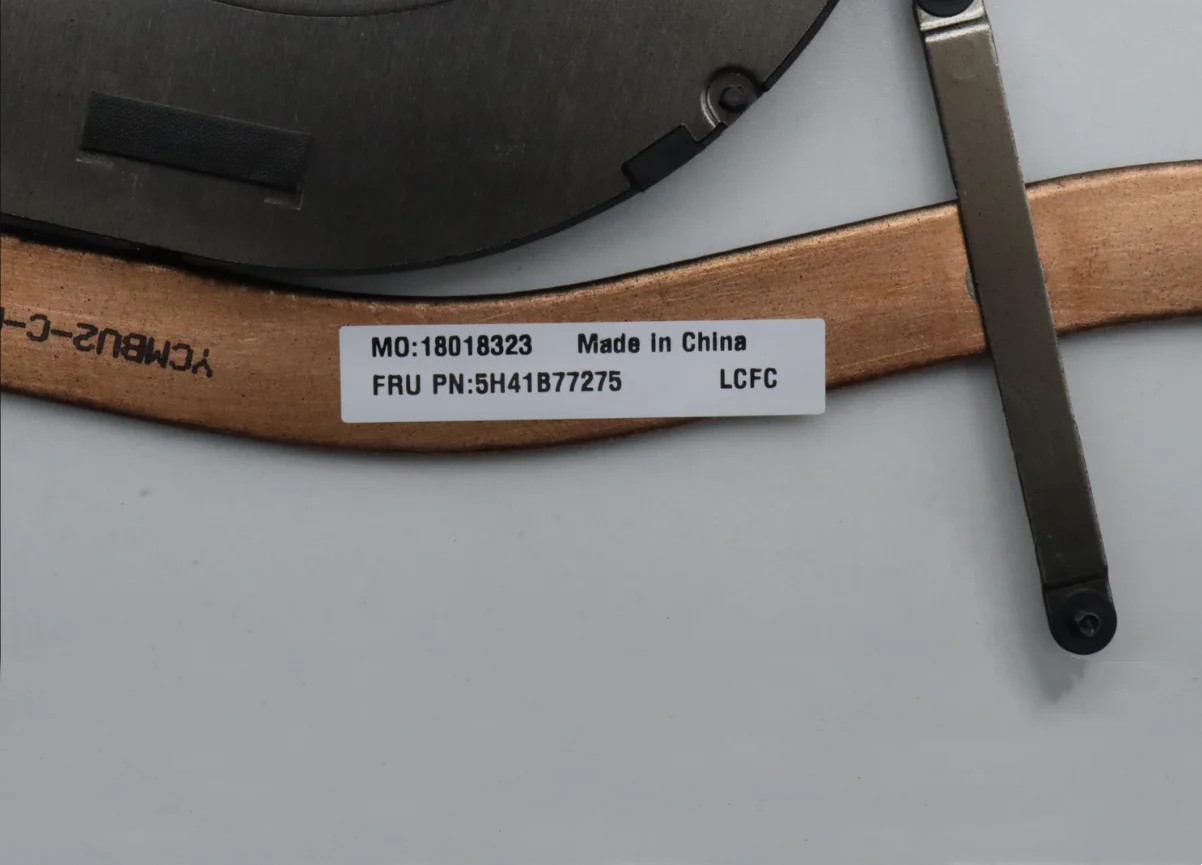 Imagem -04 - Lenovo-thinkpad Cpu Cooling Fan Dissipador de Calor Original Versão Intel Gráficos Integrados T14 P14s Gen3 P43s Novo