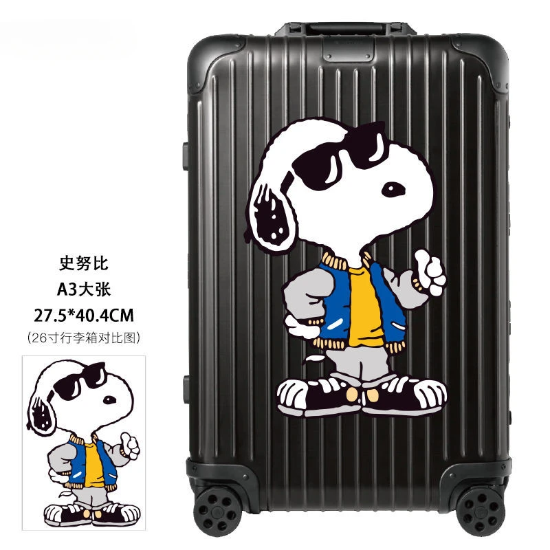 Snoopy Charlie Brown Woodstock Cartoon Cute Luggage Graffiti Stickers Creative Personalized DIY Waterproof Decorative Stickers