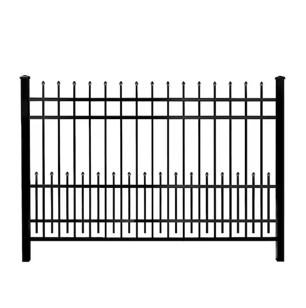 Steel Black Fence Galvanized Steel Fence Safety Steel Fence
