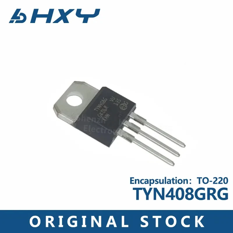 O TYN408GRG é embalado com TO-220 400V 8A, 10pcs