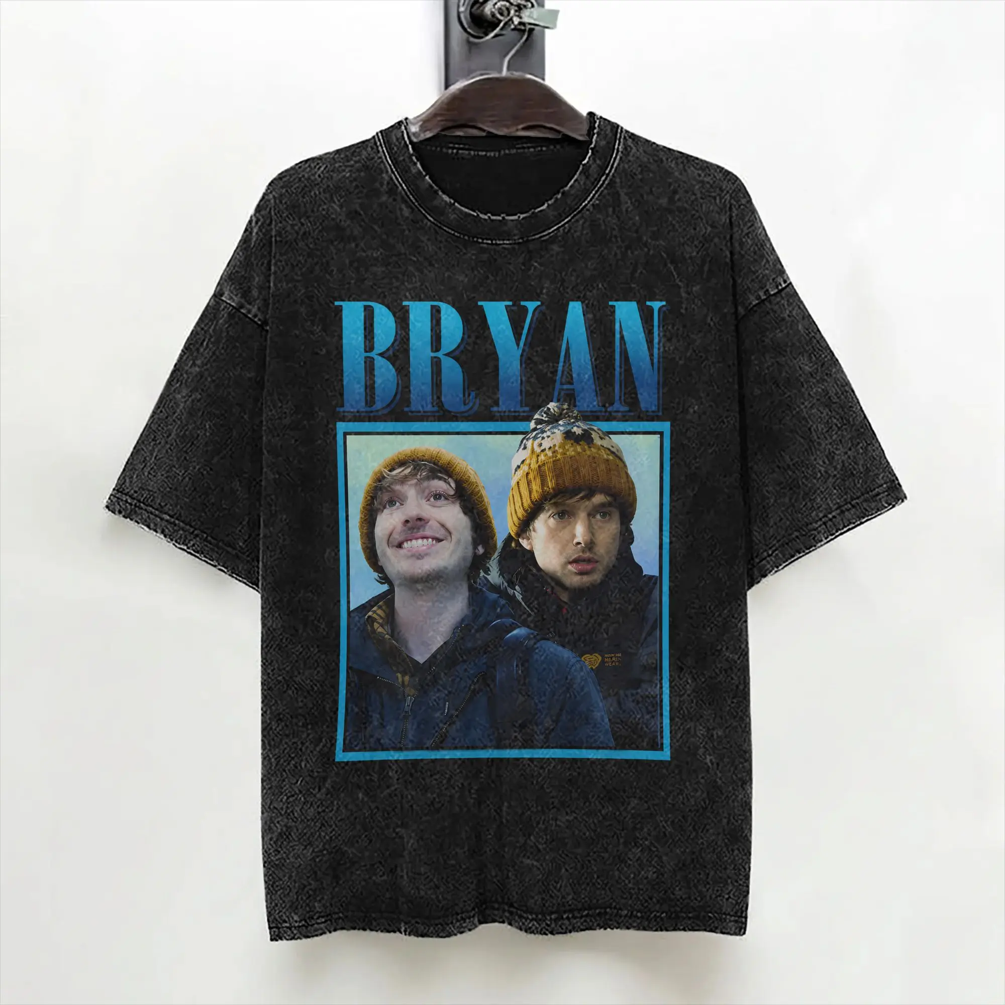 Austin Abrams as Bryan Washed T Shirts Streetwear Novelty T-Shirt  Tees Tops Men Women 100% Cotton Harajuku Graphic