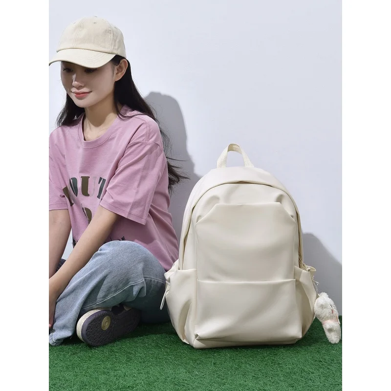 

Casual men's and women's same backpack cute pendant student backpack daily casual large capacity multi-functional backpack Fashi