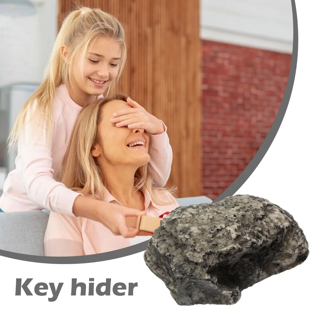 صندوق تخزين واقعي مقاوم للماء للمنزل والخارج ، مقصورة سرية ، نقود راتنج ، حجر مزيف مضاد للسرقة ، مفتاح حديقة ، ساحة إخفاء