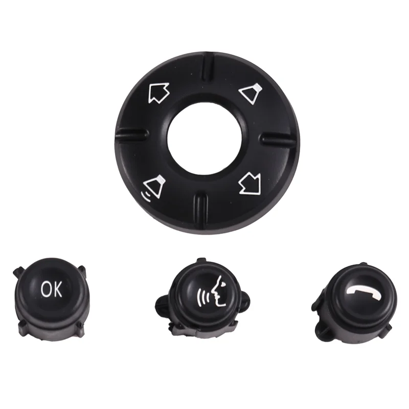 

ABQB-For MINI Cooper F60 F57 F56 F55 Steering Wheel Control Button Multifunction Lid 61319360507 61319360508 Car Accessories