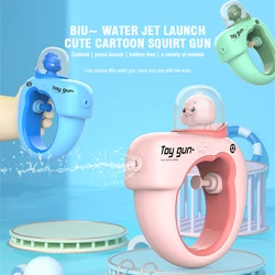 Automatic Water Pressing Gun Dinosaur Water Spray Machine Summer Beach Shoot Outdoor Game Party Gift Children Kid Birthday Toy