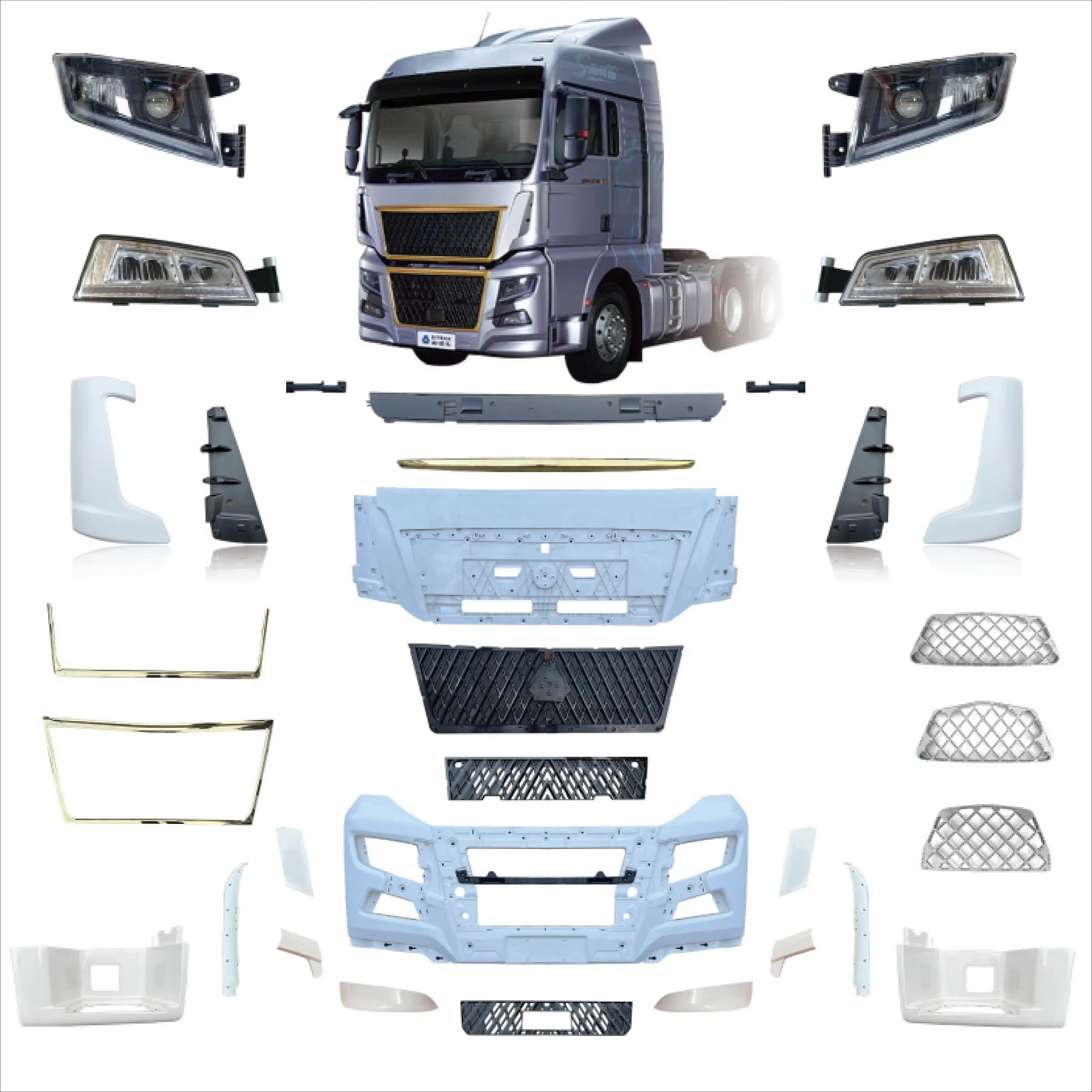 Sinotruk Howo 371 Trucks Parts HW76  Cabin  Howo Truck Part  Body Parts and Cabin Parts.