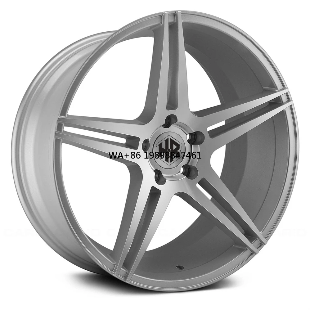 

High Performance Five Spoke 17 18 19 20 Inch Alloy Forged New Design Passenger Car Wheels 5x120 5x114.3mm for benz BMW