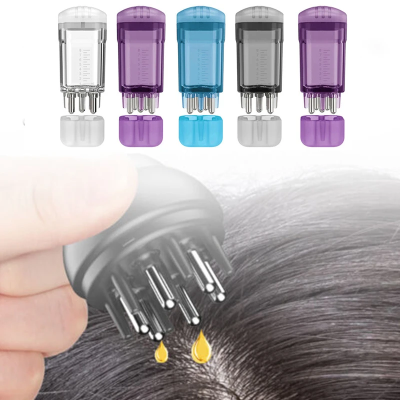 Scalp Applicator Liquid Comb For Hair Scalp Treatment Essential Oil Liquid Guiding Massager Comb Hair Growth Serum Oil Apply