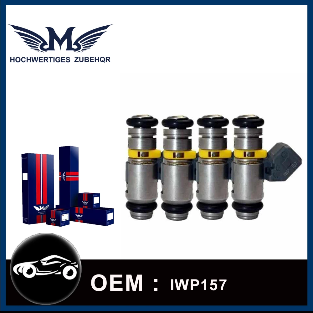 

M Brand 4Pcs IWP157 Fuel Injectors for Ford Fiesta 1.6 Fiat Palio Gol Flex 1.8 EV1 160cc / min IWP 157 IWP-157 50102702