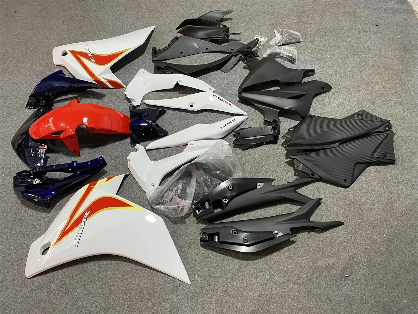 Motorcycle Whole Body Fairing Suitable for CBR250RR 2011 2012 2013 2014  years CBR250 11-14 Fairing Red blue White Gold