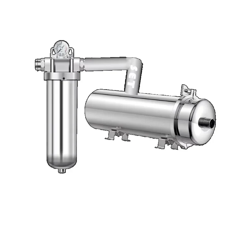 Ultrafiltration stainless steel pre-purifiers for commercial industrial and domestic water supply systems for villas