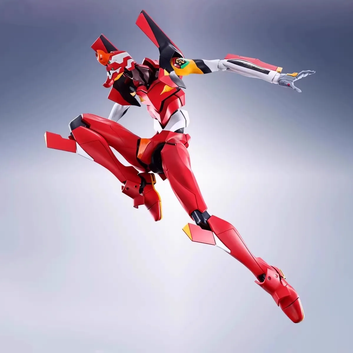 Anime EVA Figure EVANGELION-02 Production Model Assembly Accessories Model Toy Gift Collection 16CM Action Figure Red Body