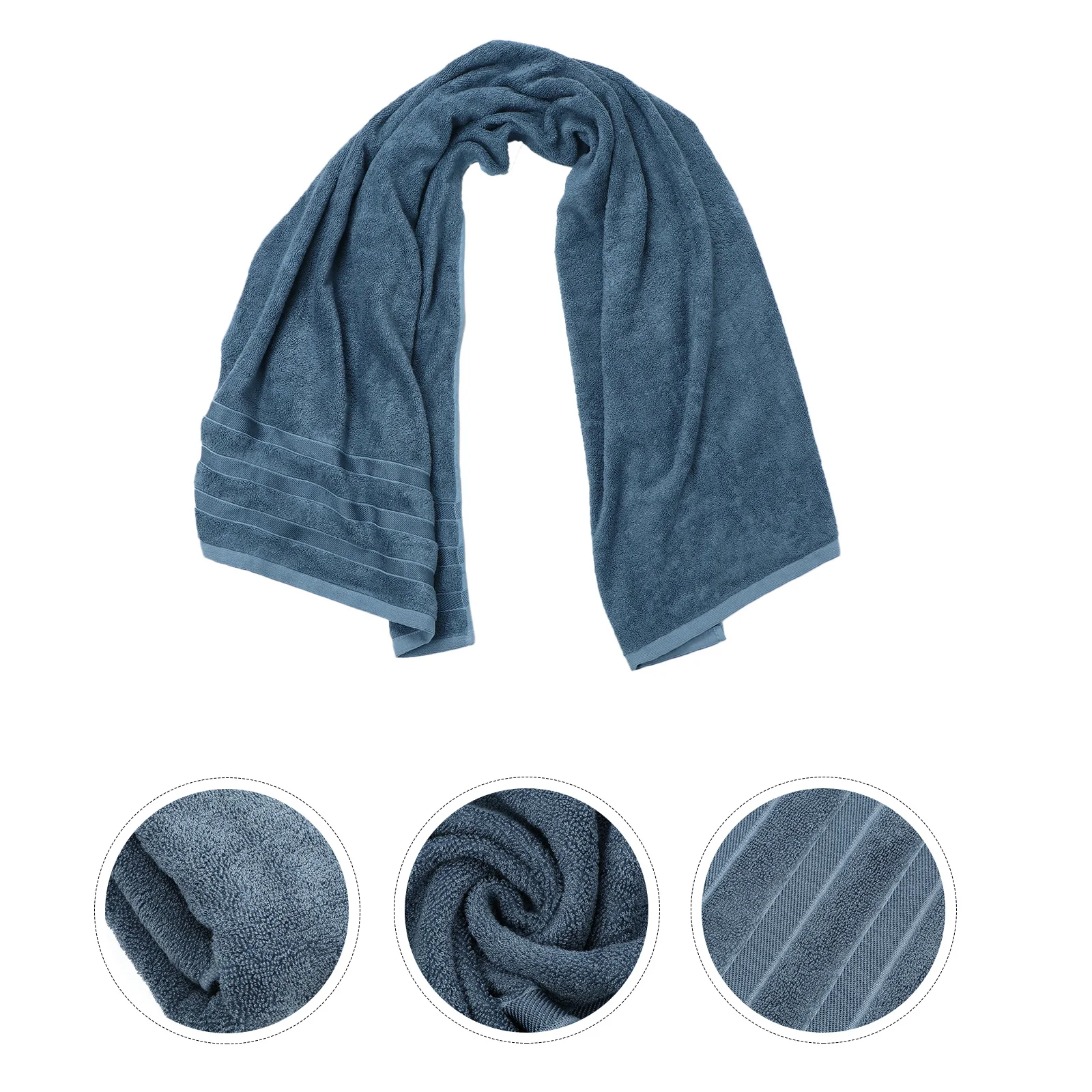 

1Pcs Bamboo Fiber Bath Towel Thick Soft Absorbent Quick Dry Light Weight Women Men Shower Towel Comfortable Household Use