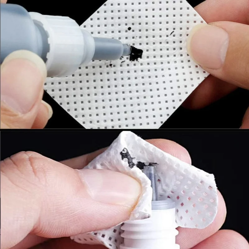 300 teile/paket Nagellack Entferner Baumwolle Pads UV Gel Nagellack Entferner Reinigung Papier Pads Nagellack Nagellack Wimpern Sauber