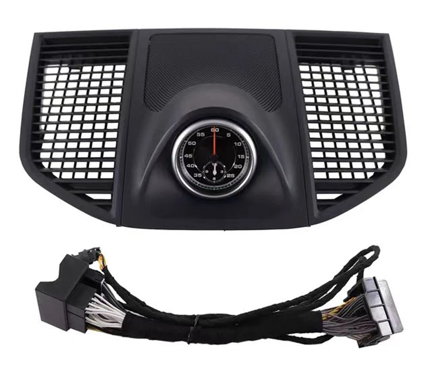 Pop Pop Car Stopwatch Interior Center Dashboard Clock Compass Modification Accessories For Porsche Macan 2014-2022