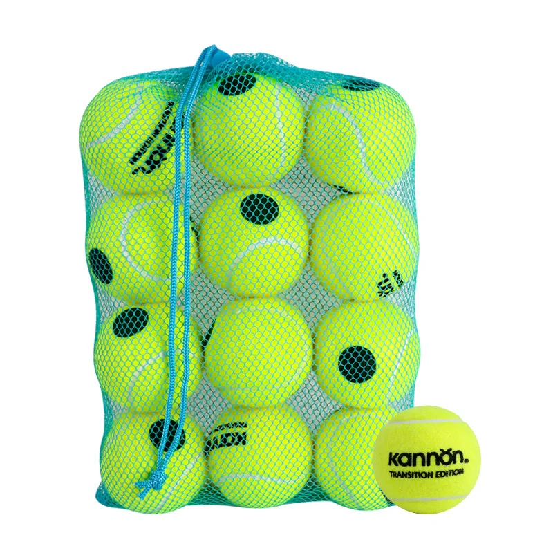 

Kannon Children's Training Green Tennis Ball with Reduced Stress,Made of Wool,High Elasticity Durable Tennis Balls 12/24/36PCS