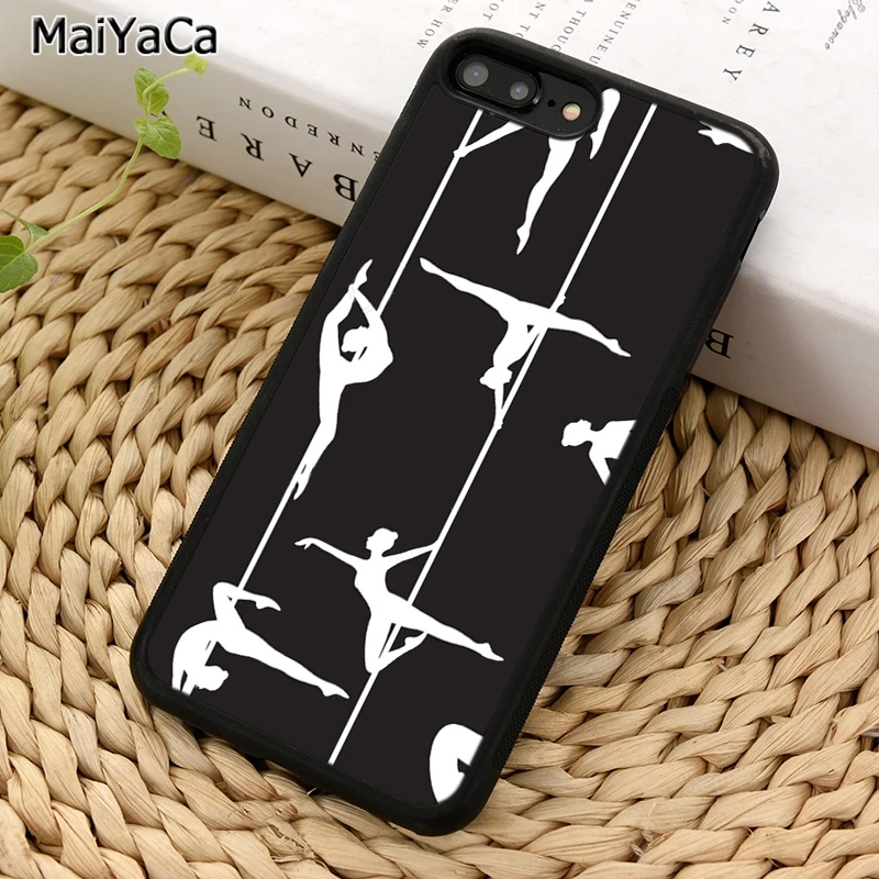 MaiYaCa Pole Dance Dancer Phone Case For iPhone 16 15 14 11 12 13 Pro MAX 6 7 8 Plus coque Shell