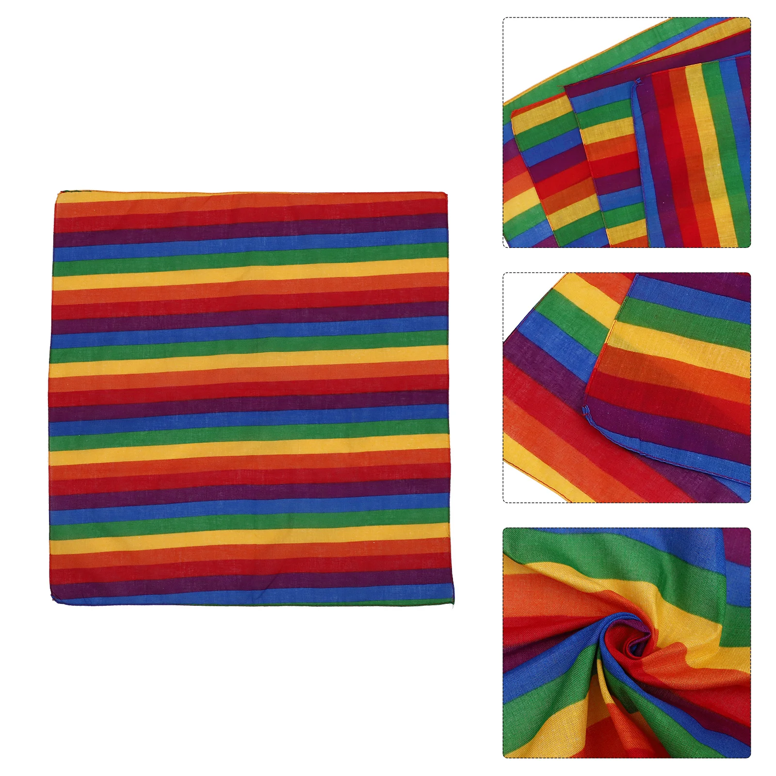 4 قطع من عصابة الرأس الرياضية بألوان قوس قزح اللامعة، مادة نسيج ماصة للعرق، تصميم بحافة واسعة لشعر اليوغا واللياقة البدنية والجري #4