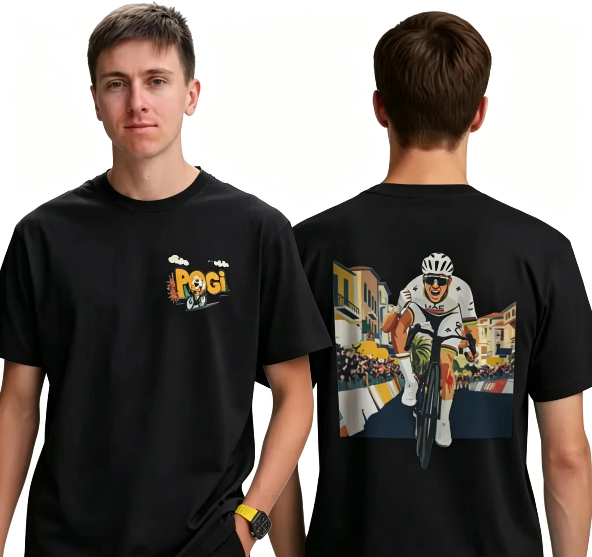 2026 Road Cyclist Racing Graphic T-Shirt Kids Adults Vintage Bicycle Race Art Print Short Sleeve Casual Tee Top
