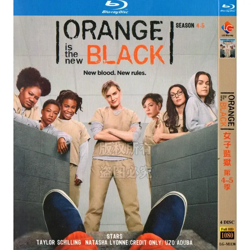 

American Comedy Crime TV Series Women's Prison Seasons 1–7 Blu-ray Disc Set 1080p High Definition 12 Discs