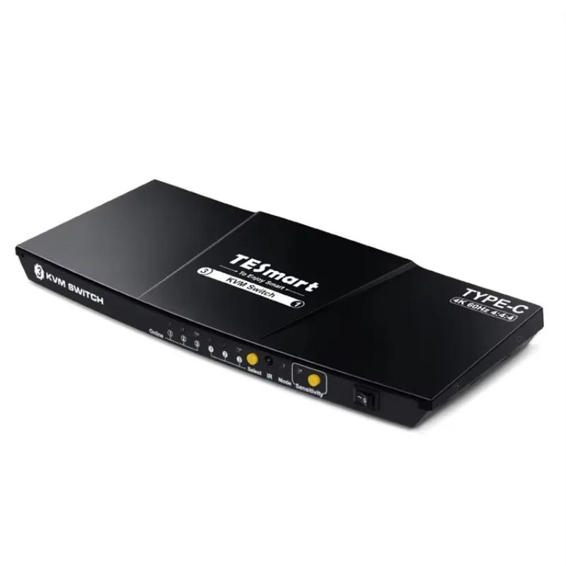 KVM Switch 3 Port USB C Hub Docking Station for 3 Computers and 1 Monitors 4K 60Hz 3 in 1 Out Type C KVM Switcher
