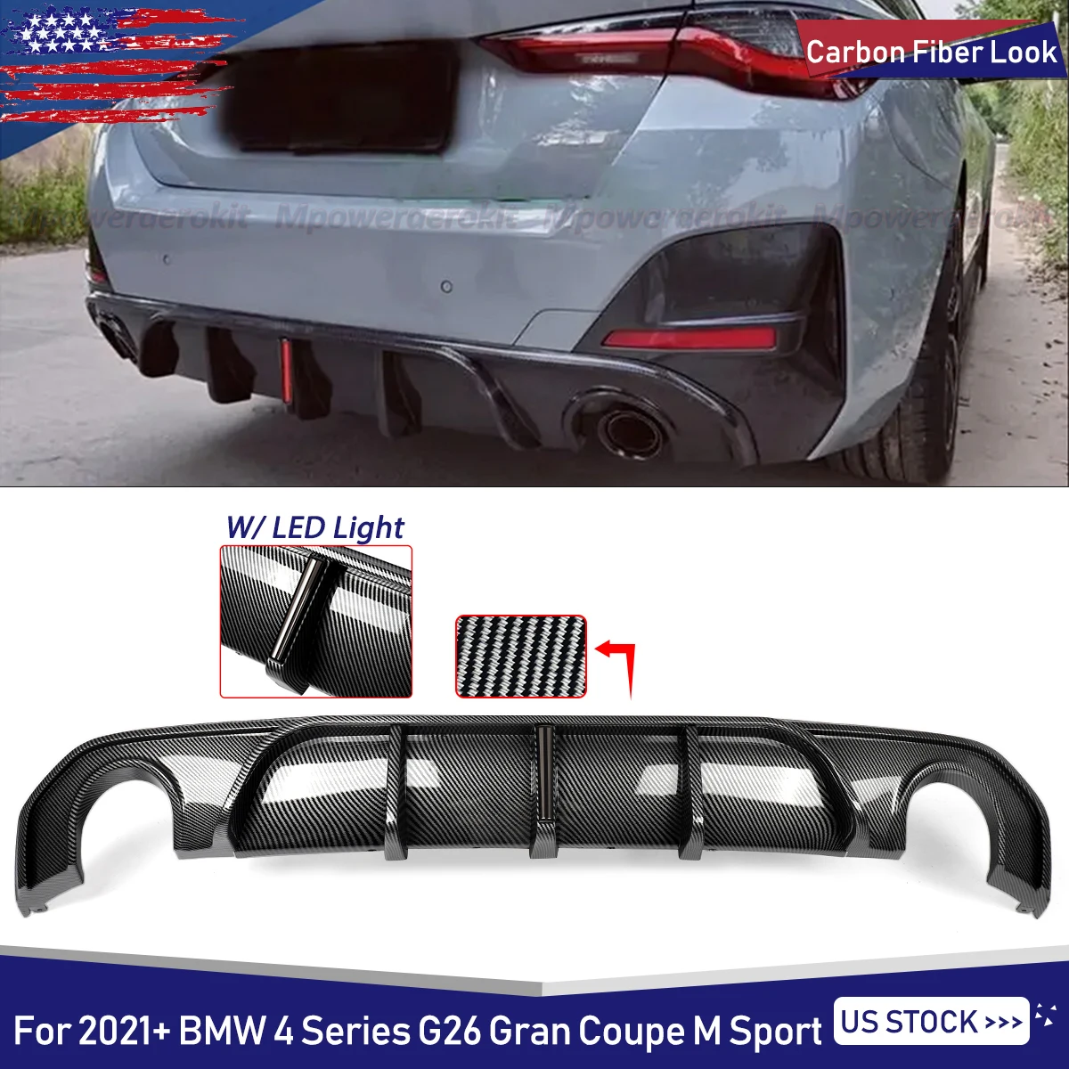 For 2021-2024 Bmw 4…