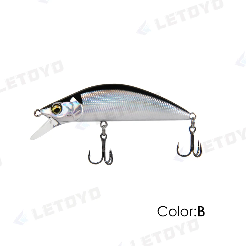 LETOYO 5g 50mm 8g 60mm 1,5-2,5m Tiefe Sinking Minnow Angelköder Künstliche Harte Köder Crankbait Wobbler Forelle Bass Köder
