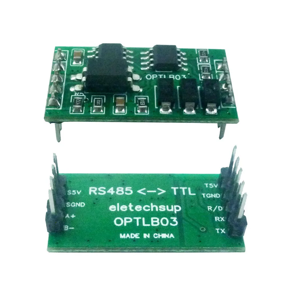 Industrial Grade RS485 to TTL232 UART Isolated communication Surge Protection Module for PLC MCU FPGA