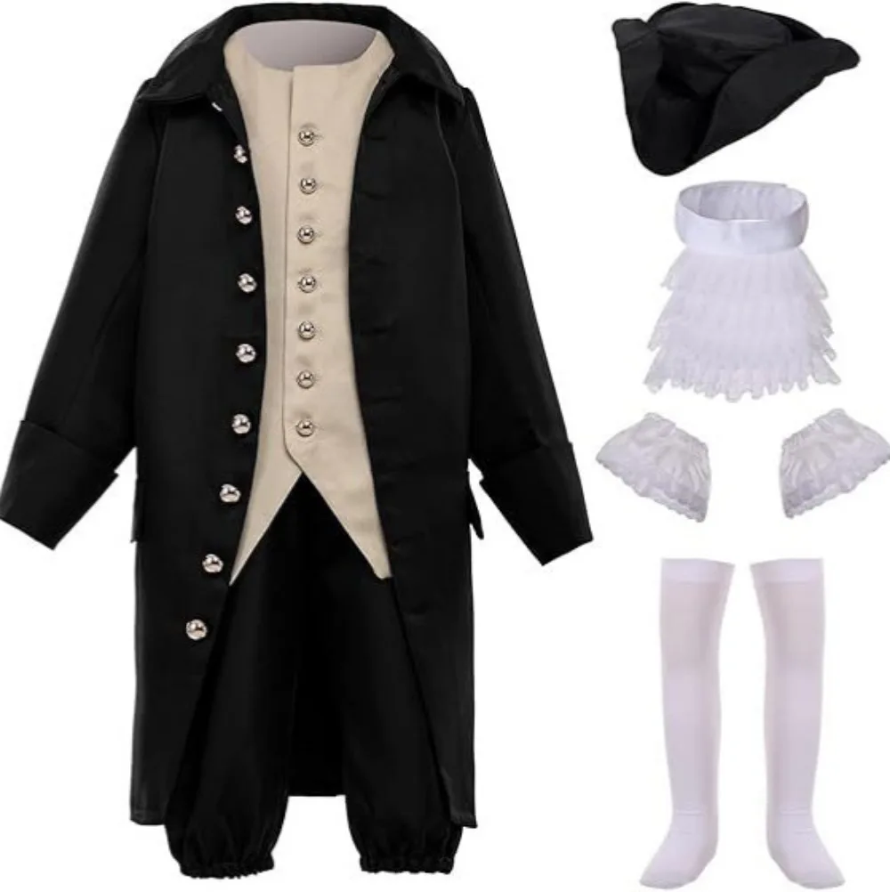 

New Medieval European Style President Cosplay Costume Adult Unisex Halloween Carnival Stage Performance Wear