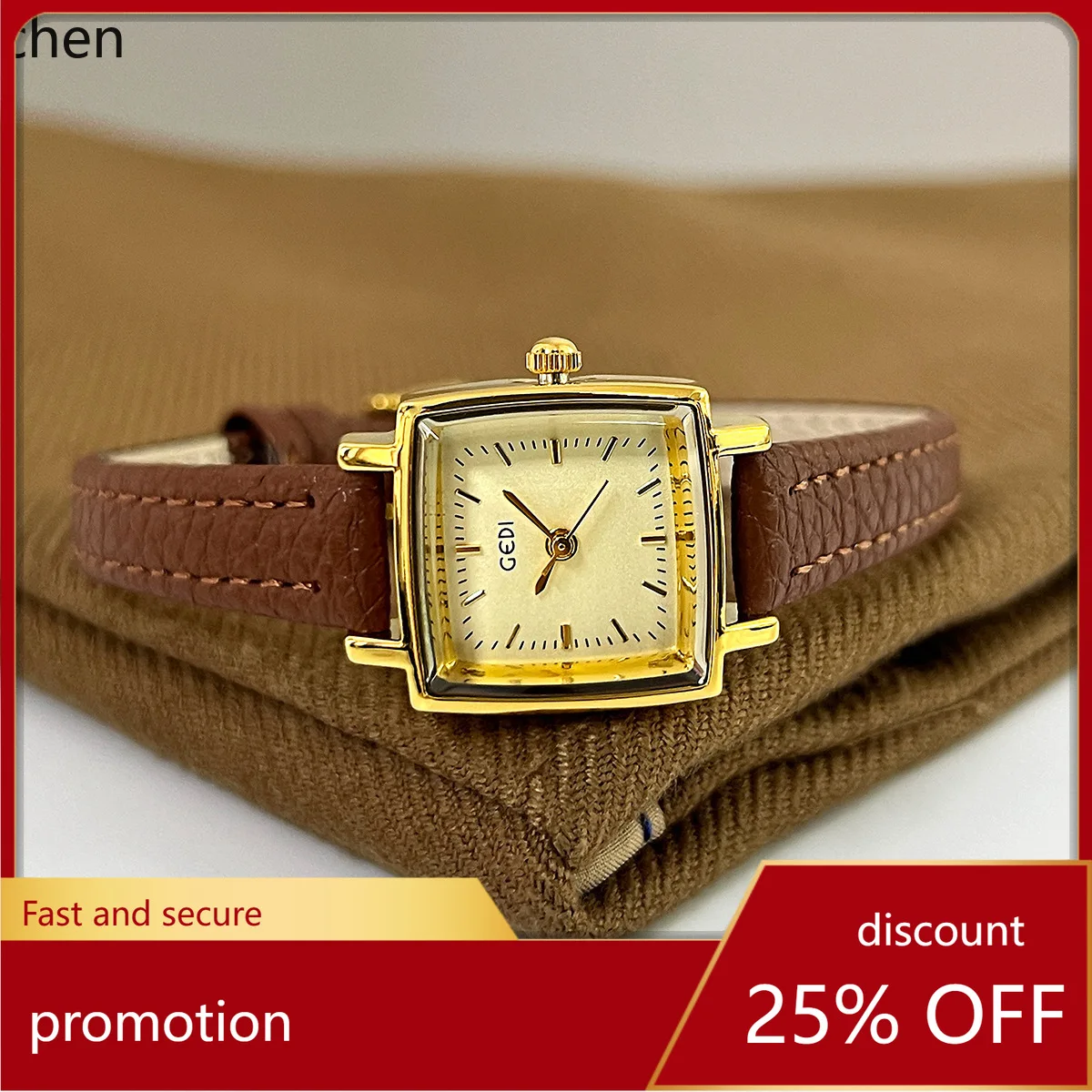 

Zml premium women's fashion quartz watch - stylish and unique student watch