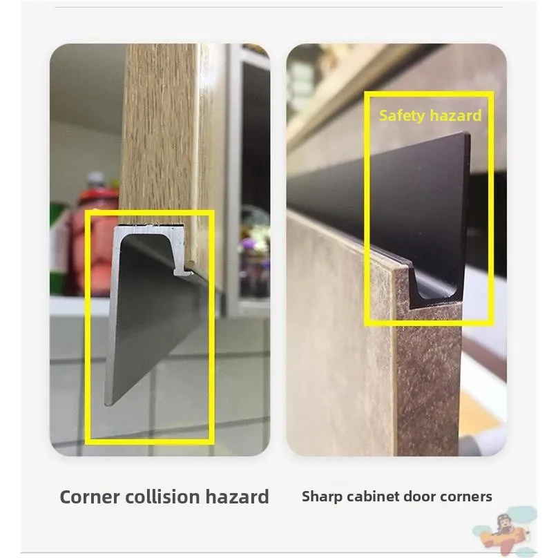 

Invisible Protective Cover for Cabinet Doors Wardrobe Anti-Collision Scratch-Resistant Corner Handle Child Safety Furniture