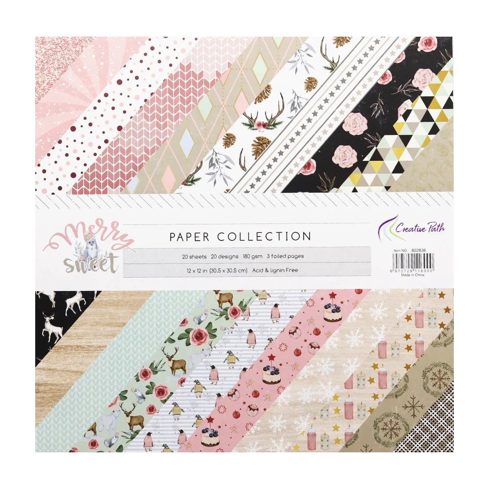Creatieve DIY Kerstboom Kit van Papier, Scrapbooking, Handwerk, Kerstwenskaarten, Decoratieve Kerstknutsels, Complete Sets