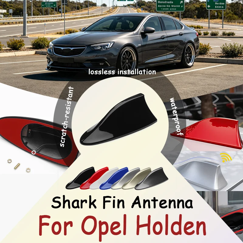 For Opel Holden Car Shark Fin FM AM Signal Receiver Waterproof Paste On ABS Shark Fin Cover Auto Modification Accessories