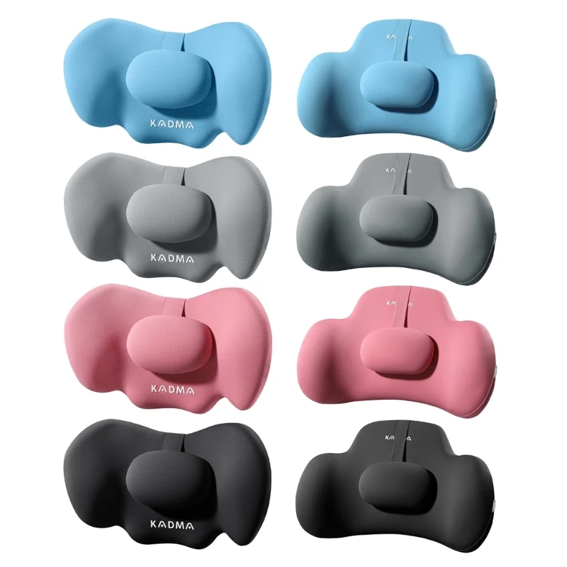 Memory Foam Car Headrest/Lumbar Pillow Relief for Back Discomfort Durable Dropship