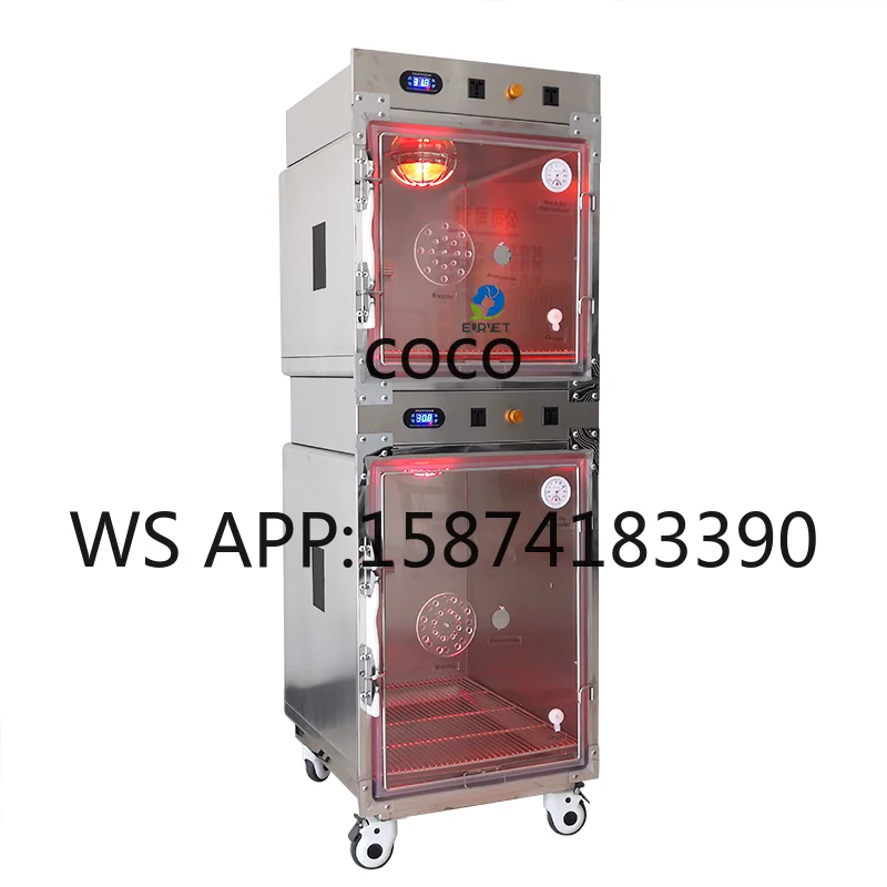 2 Door Vet Cage Temperature Controlled Veterinary Clinic Equipment EUR Hot Sale