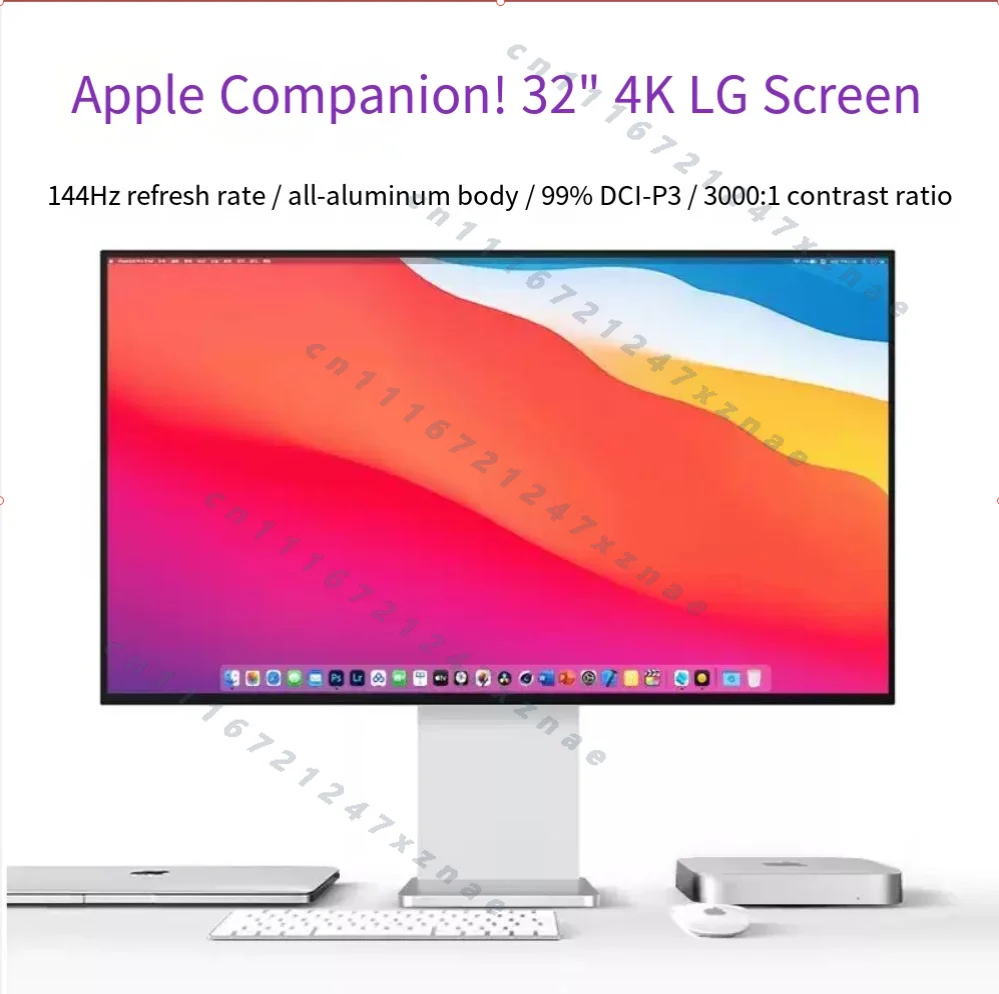 10bit Color, 60Hz, USB-C 90W, Eye Care, for Mac Design Professional,32 Inch 4K UHD IPS Monitor, HDR400 350nit, 95% DCI-P3